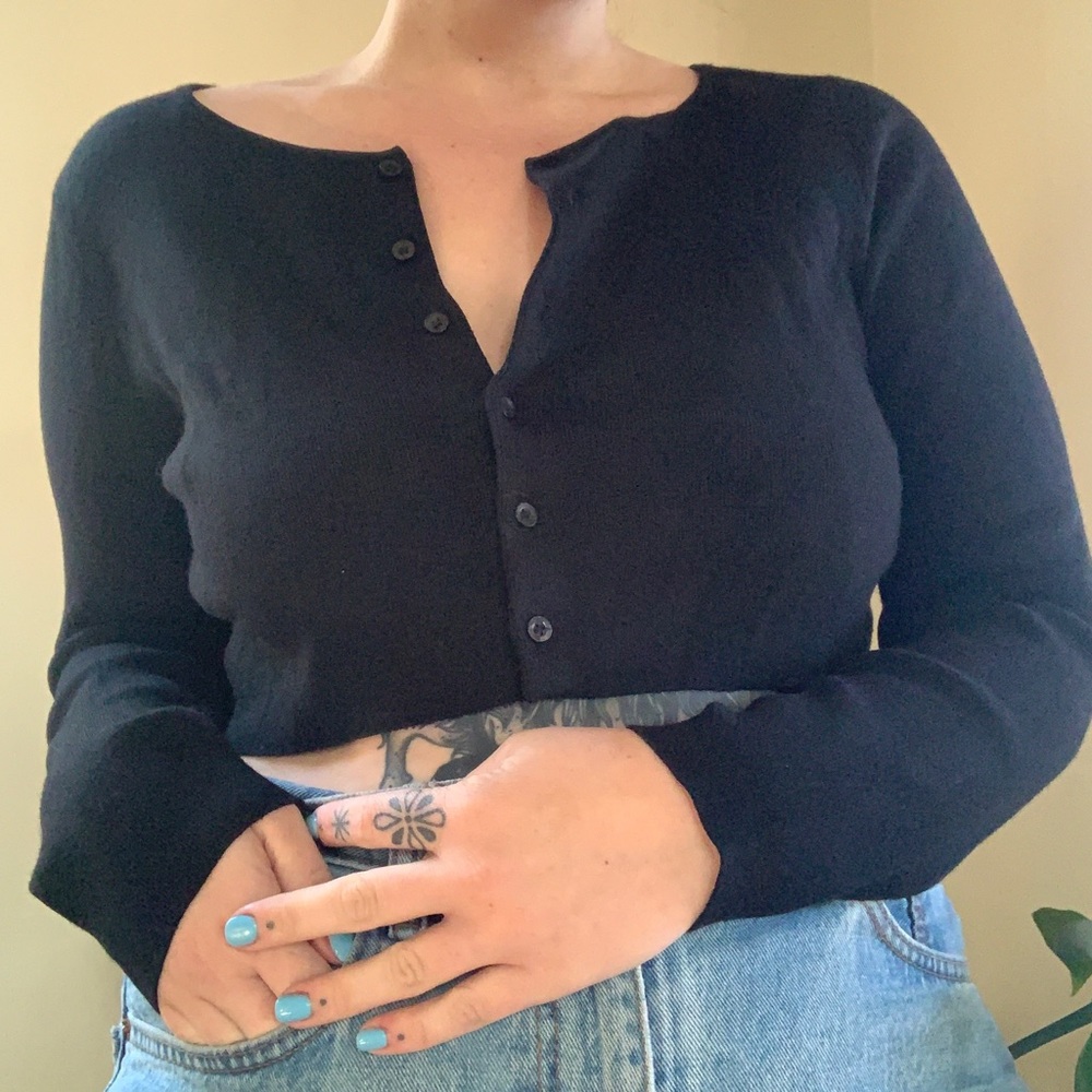 Sunday Best Izzy Cropped Cardigan Sweater